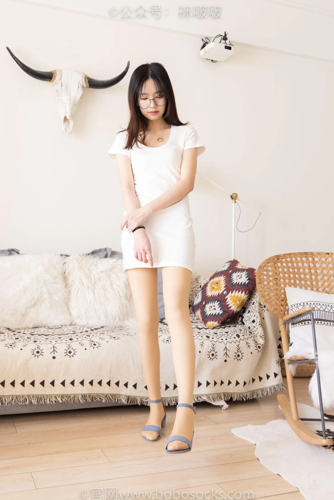 [BoBoSocks袜啵啵]NO.075 小甜豆- AJ、凉鞋、厚肉丝 [160P]插图